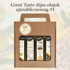 Geschenkbox mit 4 x 250 ml beim GREAT TASTE AWARD prämierten Ölen