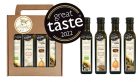 Geschenkbox mit 4 x 250 ml beim GREAT TASTE AWARD prämierten Ölen