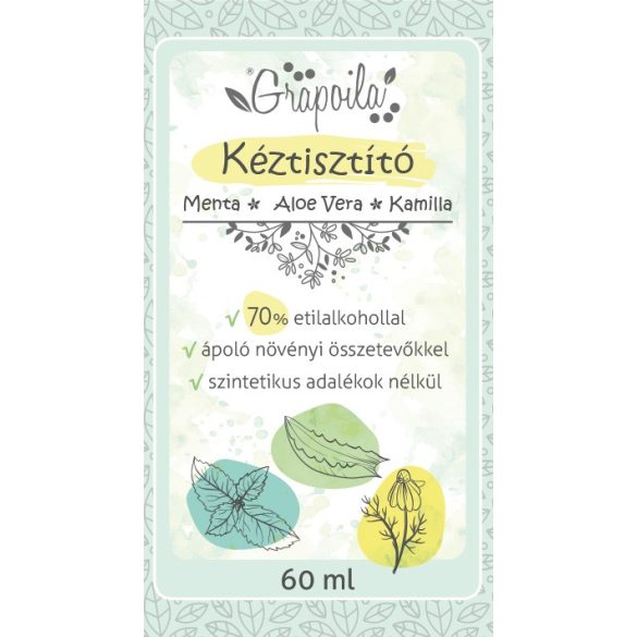 Handreinigungsmittel mit Minze, Aloe vera, Kamille 60 ml