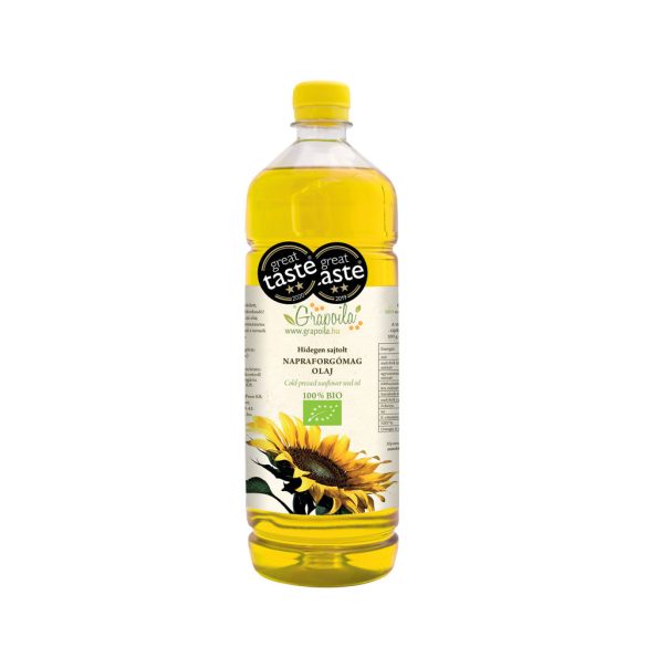 Sunflower seed oil ORGANIC 1000 ml PET