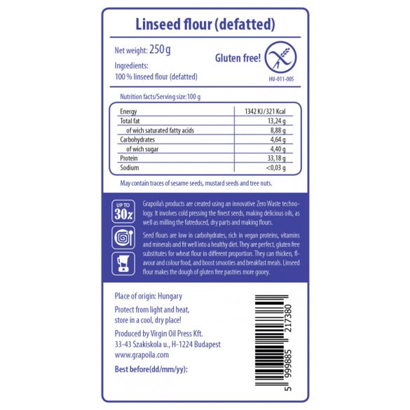 Linseed flour 250 g
