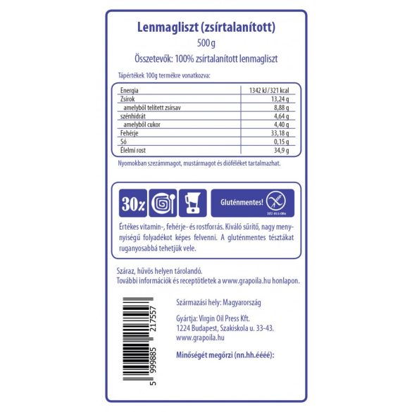Linseed flour 500 g