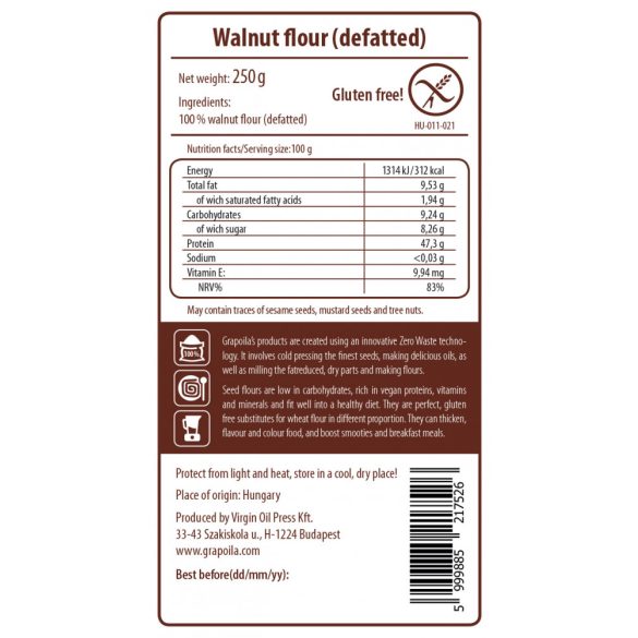 Walnut flour 250 g