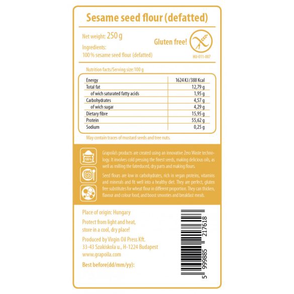 Sesame seed flour 250 g