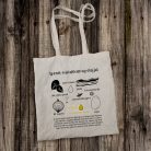 Tote bags with spinach recipe