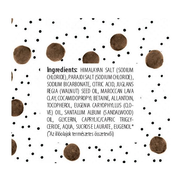 Dióolajos fürdősó 120 g
