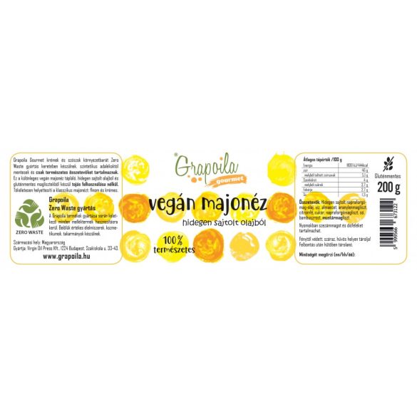 Vegane Grapoila-Mayonnaise