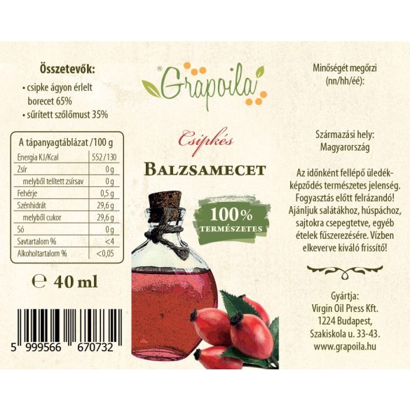 Vinaigre balsamique Lacy 40 ml