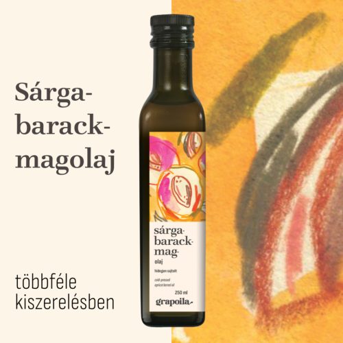 Sárgabarackmag-olaj - többféle kiszerelésben