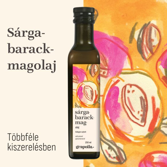 Sárgabarackmag-olaj - többféle kiszerelésben