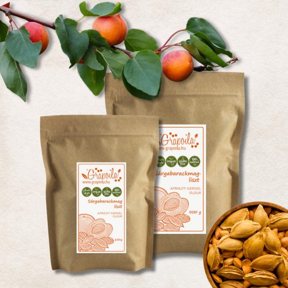 Apricot kernel flour - in different size variants