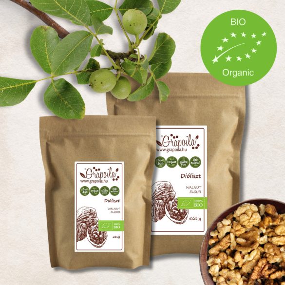 ORGANIC Walnut flour - several kinds of packaging