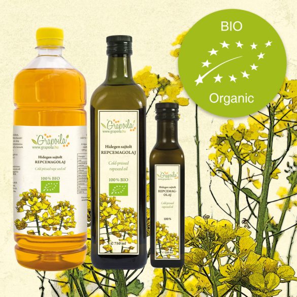 Rapeseed oil ORGANIC - in different size variants
