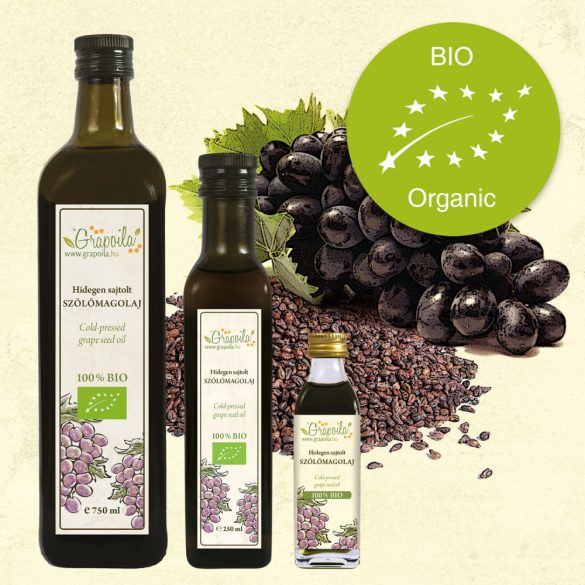 Grapeseed Oil ORGANIC - in different size variants
