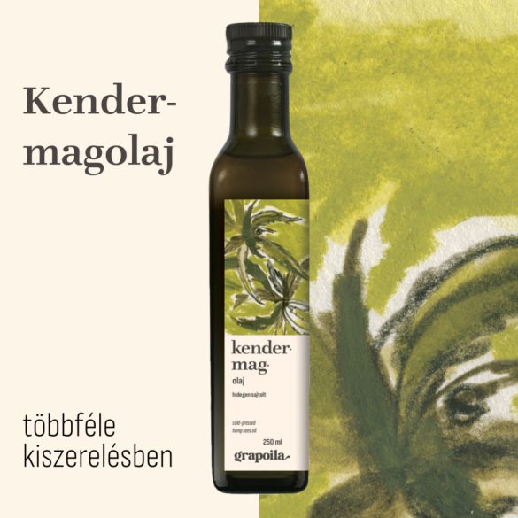 Kendermagolaj - többféle kiszerelésben