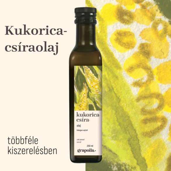 Kukoricacsíra-olaj - többféle kiszerelésben