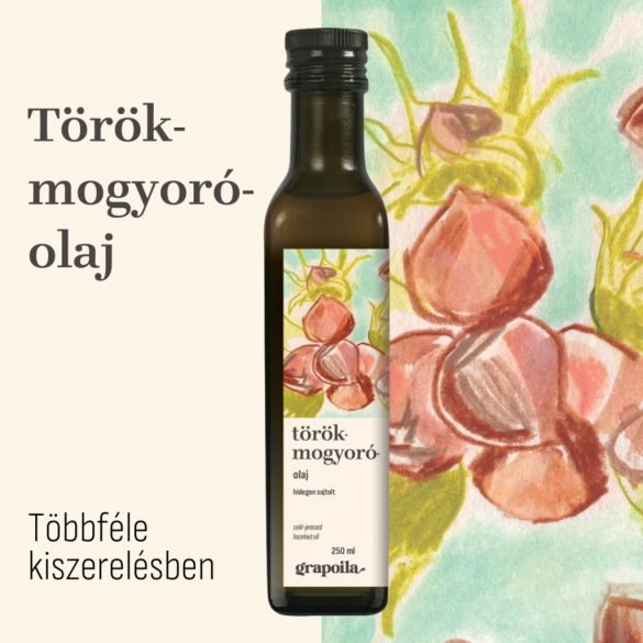 Törökmogyoró-olaj - többféle kiszerelésben