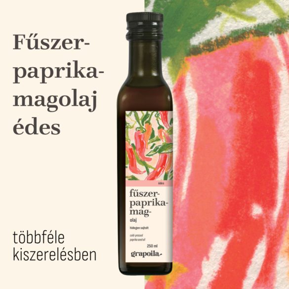 Fűszerpaprikamag-olaj (édes) - többféle kiszerelésben