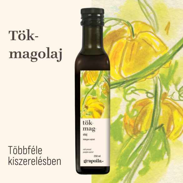 Tökmagolaj -  többféle kiszerelésben 