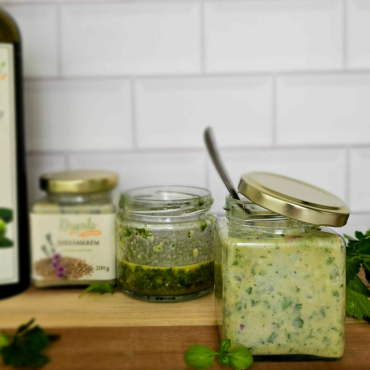 Chimichurris szezámkrém